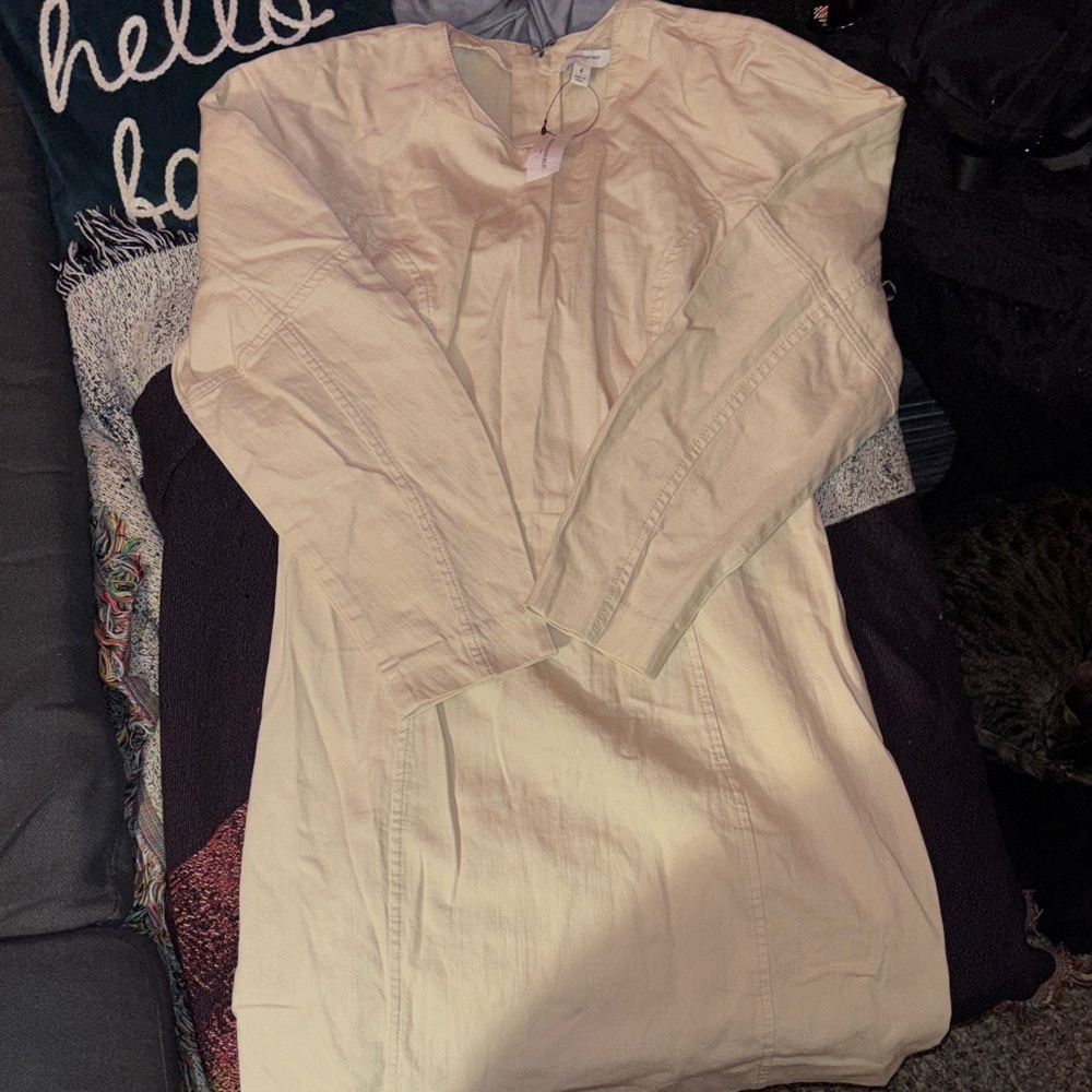 Banana Republic Cream Midi Dress